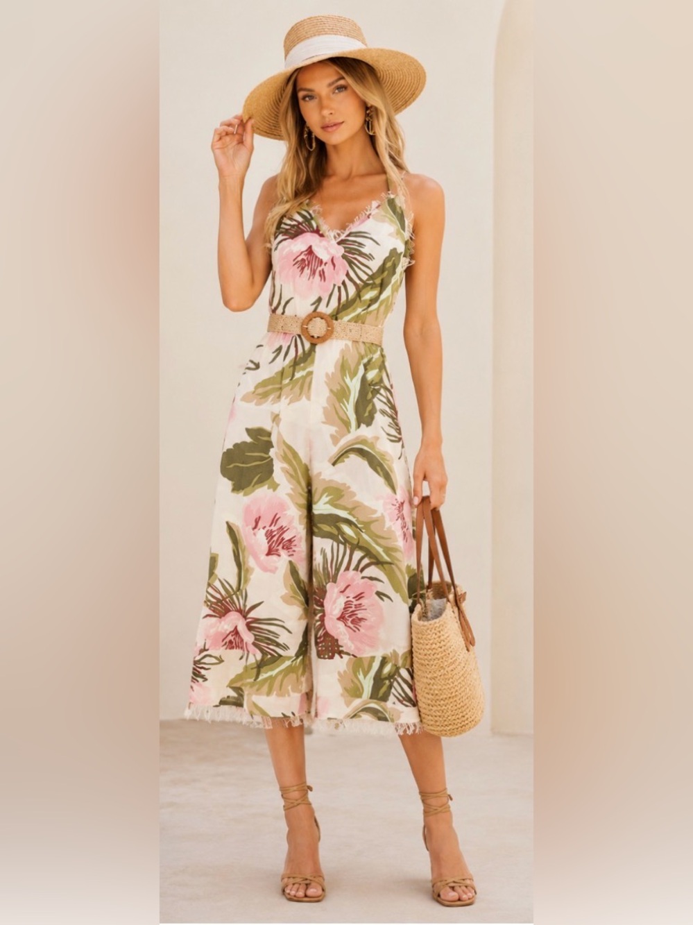 Zulu & Zephyr Floral crop jumper